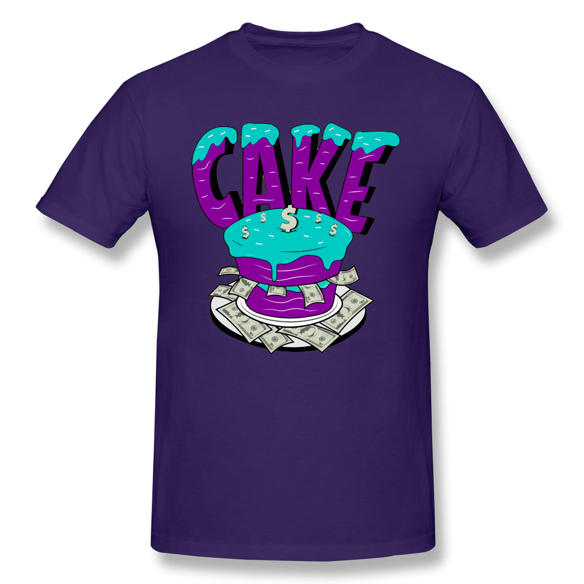 Air Jordan 1 Court Purple 1s Sneaker Tee Cake Shirt For Man