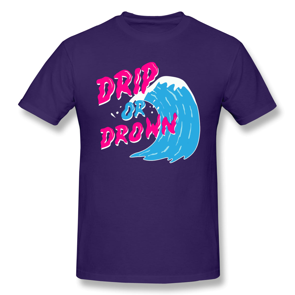 Air Jordan 1 Court Purple 1s Sneaker Tee Drip Or Drown Shirt For Man