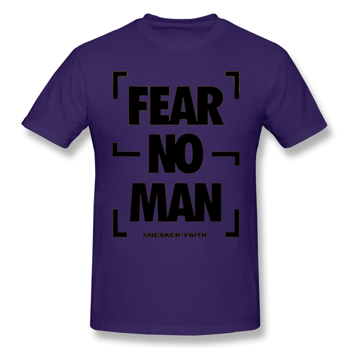 Air Jordan 1 Court Purple 1s Sneaker Tee Fear No Man t Shirt For Man