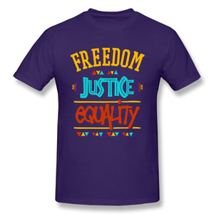 Air Jordan 1 Court Purple 1s Sneaker Tee Freedom Justice Equality Shirt For Man